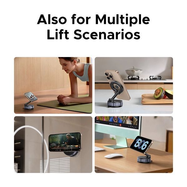 Автодержатель для телефона UGREEN LP970 Suction Cup Magnetic Phone Mount