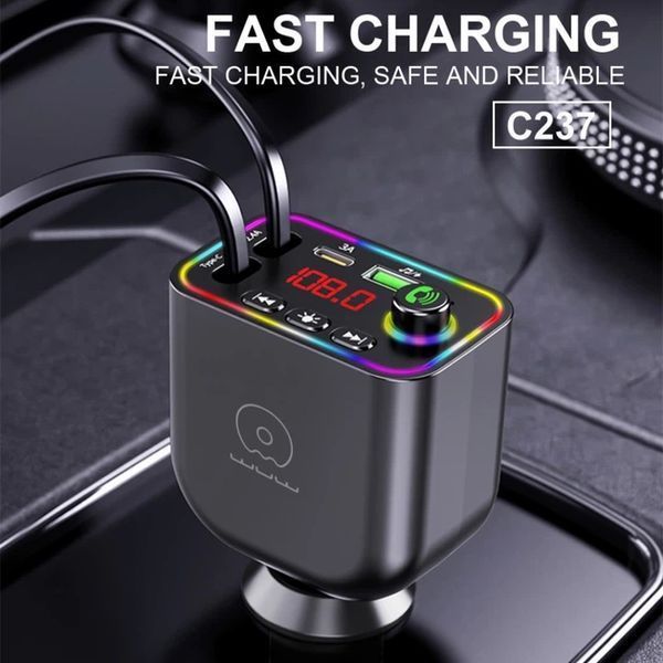 ОЗУ с FM-модулятором WUW-C237 black