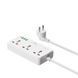 Мережевий подовжувач WIWU 30W Cube Multiple Function GaN Power Strip 1C3A+3 sockets Wi-S005 EU White