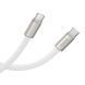 Кабель HOCO X125 Exceso 60W скачать data cable C to C White