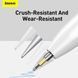 Змінні наконечники для стилуса Baseus Smooth Writing Capacitive Stylus Tips Moon White（2pcs）