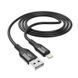 Кабель HOCO X72 Creator silicone charging data cable for iP Black