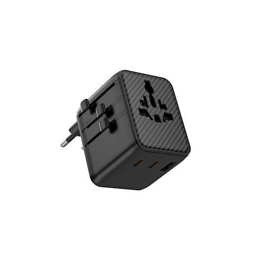 Мережевий фільтр WIWU 25W Warrior GaN Universal Adapter 2C1A Wi-UA011 Black
