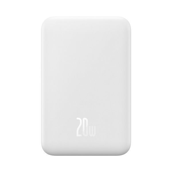 Внешний аккумулятор Baseus Magnetic Mini Wireless Fast Charge Power Bank 20000mAh 20W White