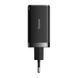Мережевий зарядний пристрій з кабелем Baseus GaN5 Pro Fast Charger 2C+U 65W EU Black(Baseus Xiaobai charging Cable Type-C to Type-C 100W)