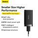 Мережевий зарядний пристрій з кабелем Baseus GaN5 Pro Fast Charger 2C+U 65W EU Black(Baseus Xiaobai charging Cable Type-C to Type-C 100W)