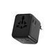 Мережевий фільтр WIWU 25W Warrior GaN Universal Adapter 2C1A Wi-UA011 Black