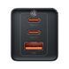 Мережевий зарядний пристрій з кабелем Baseus GaN5 Pro Fast Charger 2C+U 65W EU Black(Baseus Xiaobai charging Cable Type-C to Type-C 100W)