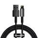 Кабель Baseus Tungsten Gold Fast Charging Data Cable USB to iP 2.4A 1m Black