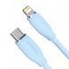 Кабель Baseus Jelly Liquid Silica Gel Fast Charging Data Cable Type-C to iP 20W 2m Blue