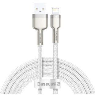Кабель Baseus Cafule Series Metal Data Cable USB to IP 2.4A 1m White