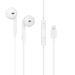 Наушники проводные HOCO L7 Plus Original (Lightning) White