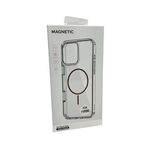 Чехол Cosmic Acrylic Thin Magnetic для Apple iPhone 15 Pro Gold