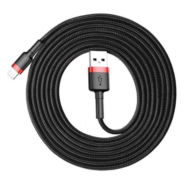 Кабель Baseus Cafule Cable USB 1.5A 2m Red+Black