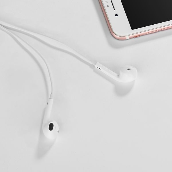 Наушники проводные HOCO L7 Plus Original (Lightning) White