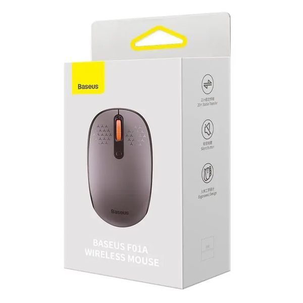 Манипулятор мышь беспроводная Baseus F01A Wireless Mouse Frosted Gray