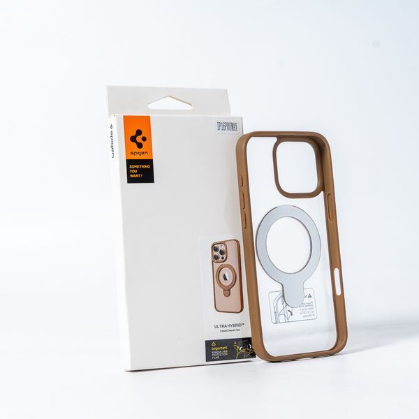 Чохол для смартфона Spigen AAA Magnetic Ring for Apple iPhone 16 Brown