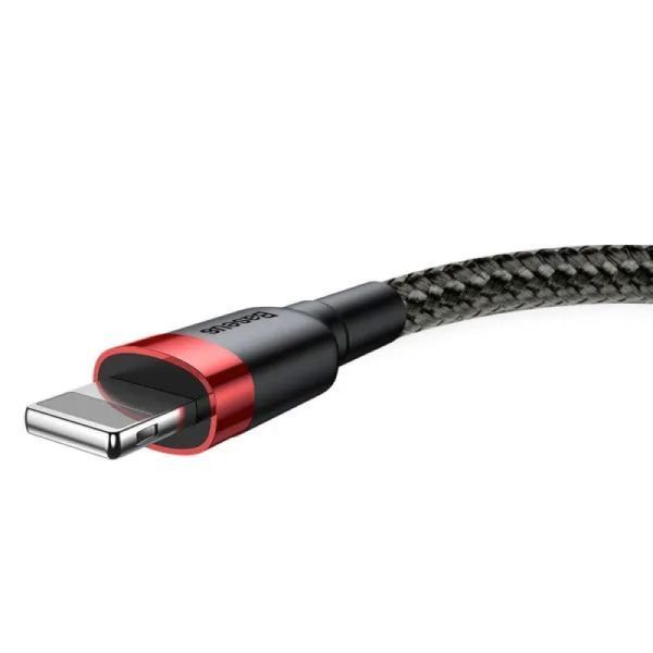 Кабель Baseus Cafule Cable USB 1.5A 2m Red+Black