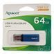 Флеш-накопитель Apacer USB 3.2 Gen 1 AH25C 64GB Blue