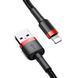 Кабель Baseus Cafule Cable USB 1.5A 2m Red+Black