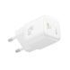 Сетевое зарядное устройство для Baseus PicoGo GaN Fast Charger 1C 45W EU Moon White