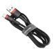 Кабель Baseus Cafule Cable USB 1.5A 2m Red+Black