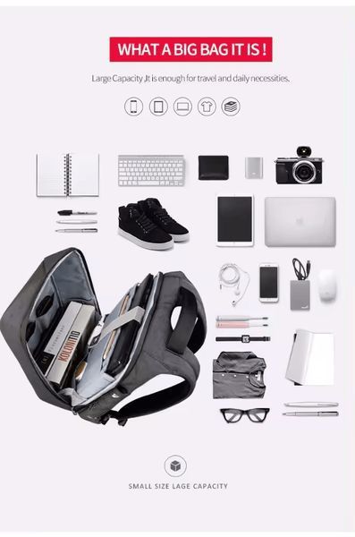 Рюкзак Tigernu T-B3361 15.6" Grey