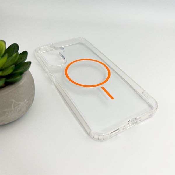 Чехол Cosmic Acrylic Thin Magnetic для Samsung Galaxy S25 Orange