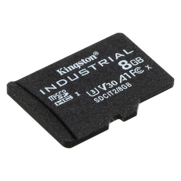 Карта памяти microSDHC (UHS-1 U3) Kingston Industrial 8Gb class 10 V30 А1