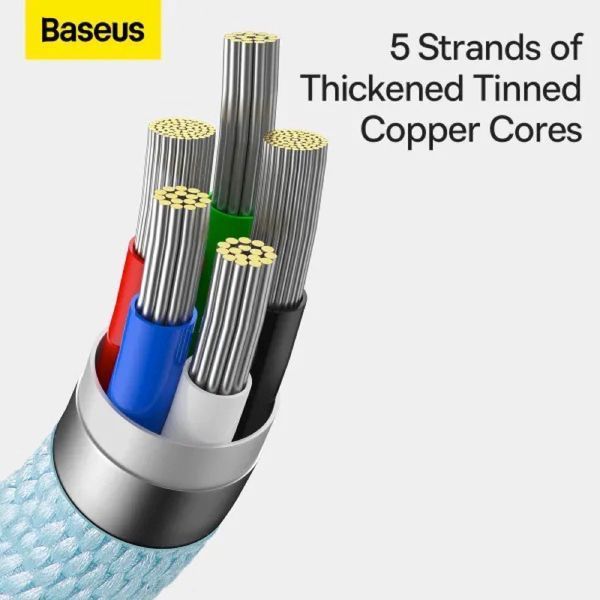 Кабель Baseus Gem Fast-Charging Data Cable USB-C to iP 20W 1m Galaxy Blue