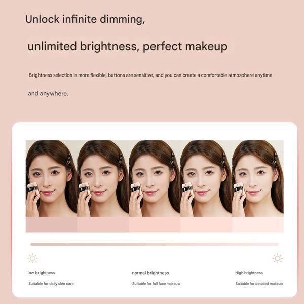 Зеркало для макияжа Xiaomi DOCO 11" Daylight Portable Flat Mirror Pro White