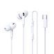 Навушники дротові REMAX Wired Earphones for Music and Call RM-575/a/i (Type-C) White