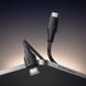 Кабель HOCO X124 Bien 60W silicone charging data cable C to C Black