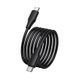 Кабель HOCO X124 Bien 60W silicone charging data cable C to C Black