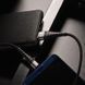Кабель BOROFONE BX32 USB to Type-C 2.4A, 1m, nylon, aluminum+TPE connectors, Black