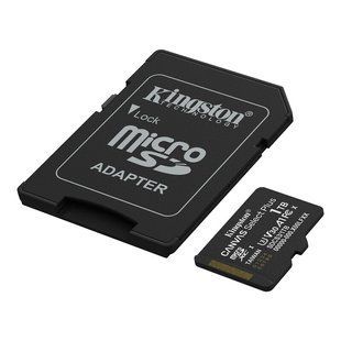Карта пам'яті microSDXC (UHS-1 U3) Kingston Canvas Select Plus Gen3 1Tb class 10 А1 V30 (R-150MB/s) (adapter SD)