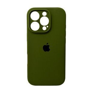 Чохол для смартфона Silicone Full Case AA Camera Protect for Apple iPhone 16 Pro 29,Army Green