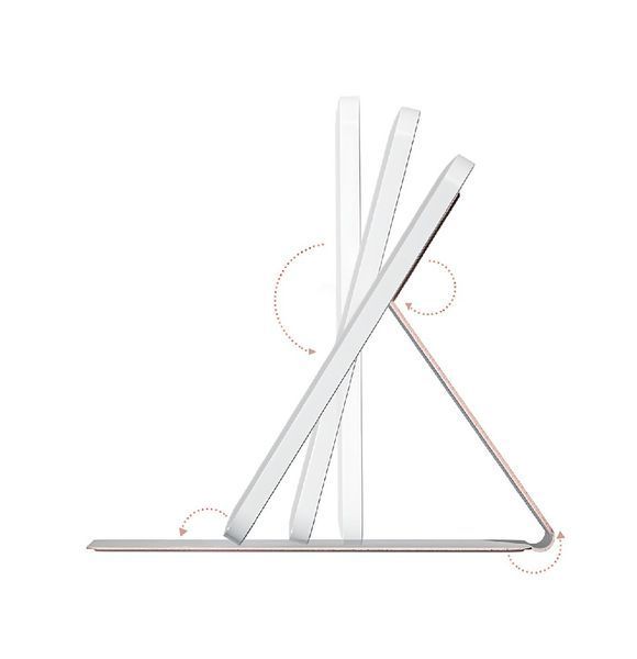Зеркало для макияжа Xiaomi DOCO 11" Daylight Portable Flat Mirror Pro Pink