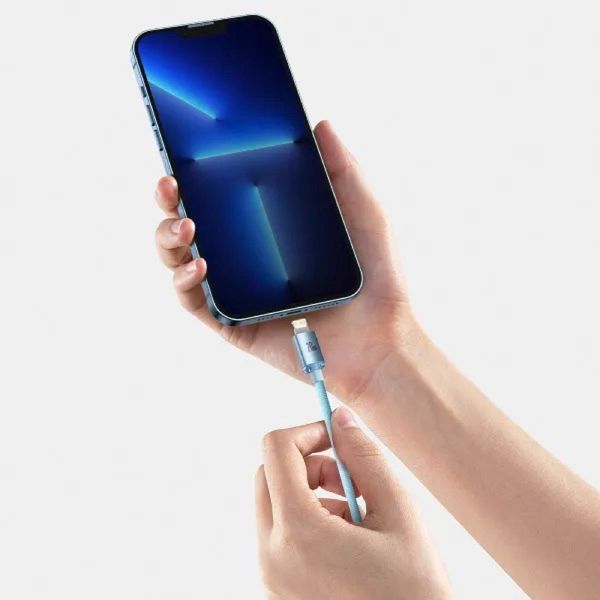 Кабель Baseus Gem Fast-Charging Data Cable USB-C to iP 20W 2m Galaxy Blue