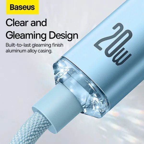 Кабель Baseus Gem Fast-Charging Data Cable USB-C to iP 20W 2m Galaxy Blue
