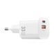 Мережевий зарядний пристрій WIWU 33W Cube GaN Fast Charger A+C Wi-G017 EU White