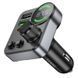 ОЗУ с FM-модулятором HOCO E86 Alegria 48W dual port PD30W+QC3.0 car BT FM transmitter Black