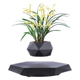 Магнитный левитационный горшок для растений HCNT Magnetic Levitating Pot M10-PZ1 Black
