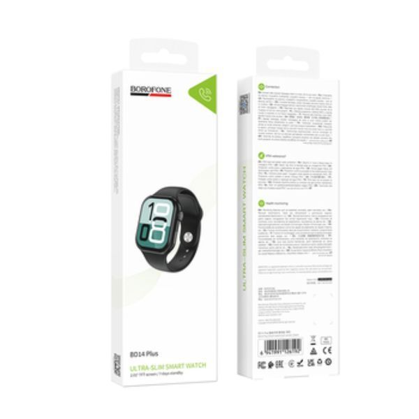Смарт-часы BOROFONE BD14 Plus 51mm. 200 mAh. IP54 Black Smart watch(call version) Black
