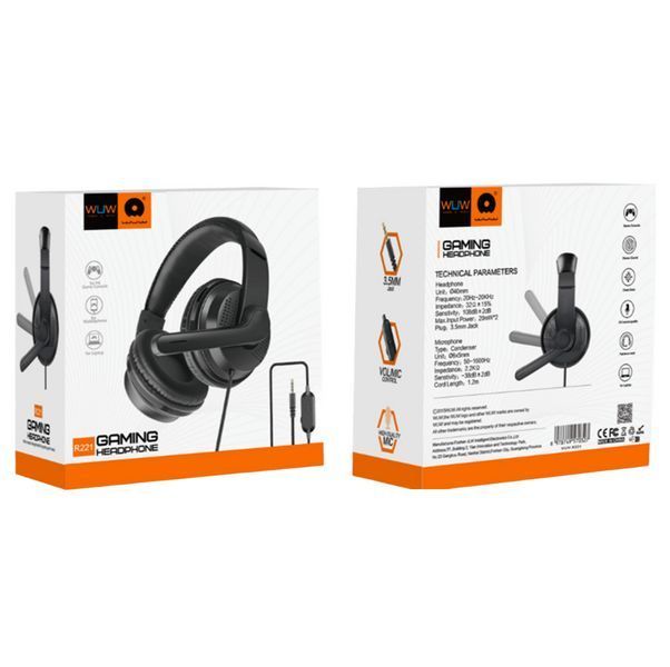 Наушники игровые WUW-R221 Black