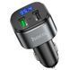 ОЗУ с FM-модулятором HOCO E67 Fighter QC3.0 18W car BT FM transmitter Black