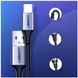 Кабель UGREEN US288 USB-A 2.0 to USB-C Cable Nickel Plating Aluminum Braid 2m (Black) (UGR-60128)