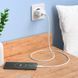 Сетевое зарядное устройство с кабелем HOCO C106A Leisure single port charger set(Micro) 10.5W White