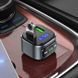 ОЗУ с FM-модулятором HOCO E67 Fighter QC3.0 18W car BT FM transmitter Black