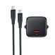 Мережевий зарядний пристрій ACEFAST A118 PD30W mini GaN USB-C fast charger Black